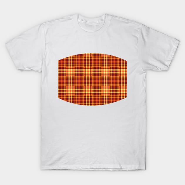 Fall Plaid Pattern T-Shirt by KindlyHarlot